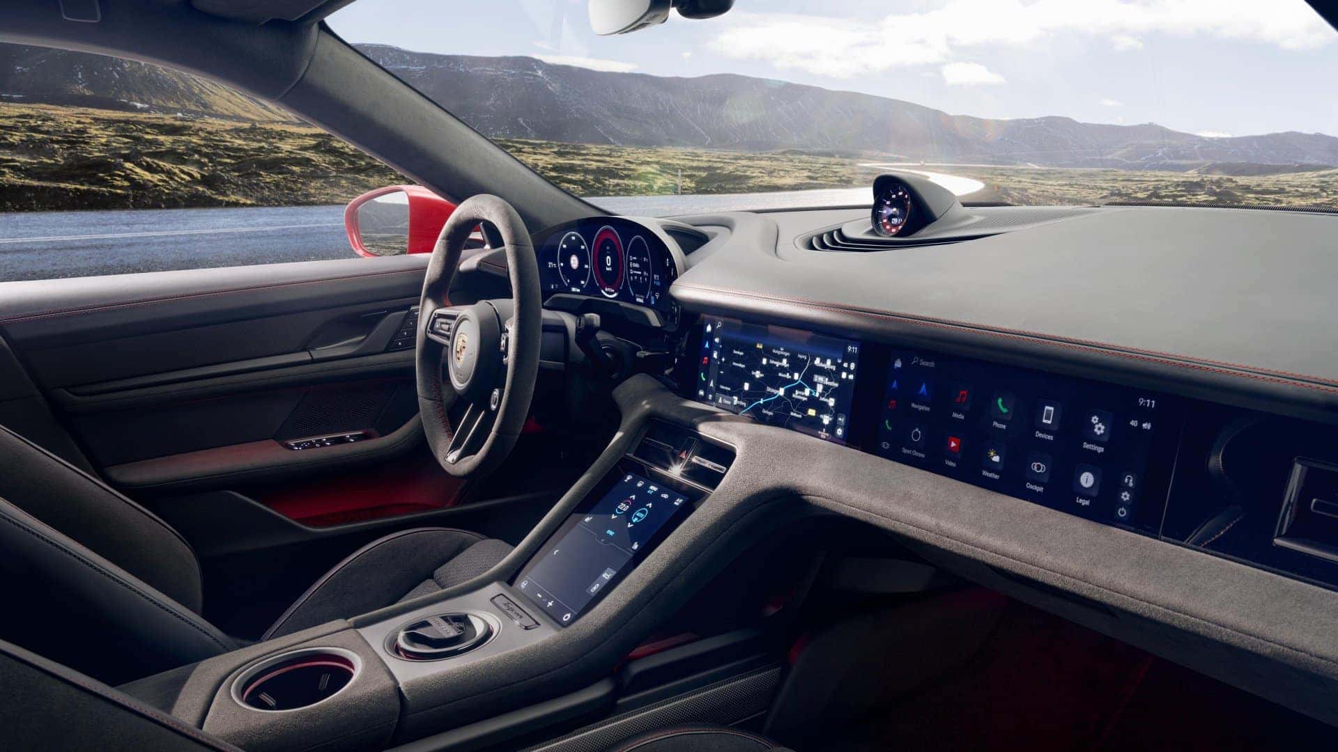 2025 Porsche Taycan interior